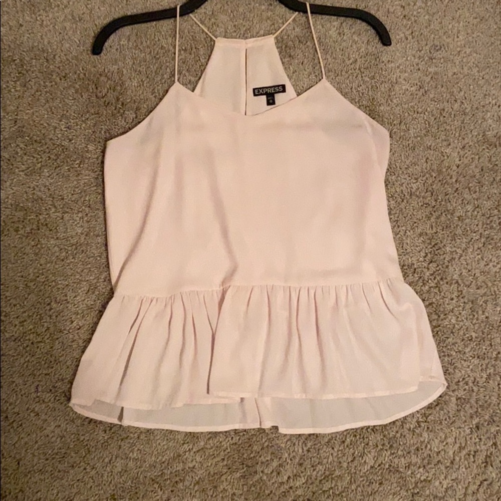 Express peplum tank
